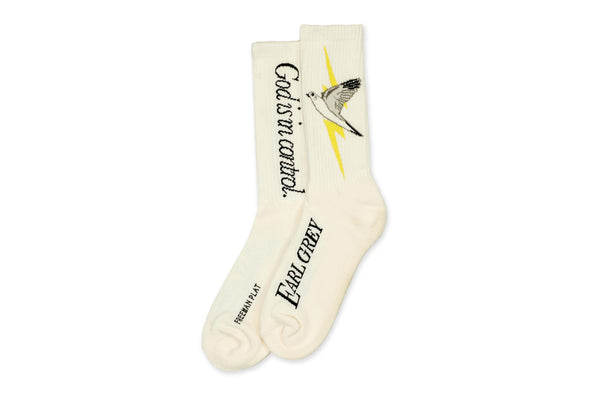 Peace Socks | Cream