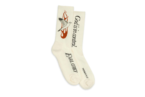 Peace Socks | Cream